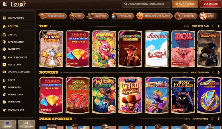 Meilleur casino lizaro à France